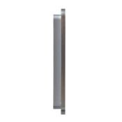Рамка металлическая 2 поста IEK BRITE BR-M22-M-21-K47 РУ-2-1-Бр алюминий RE AL