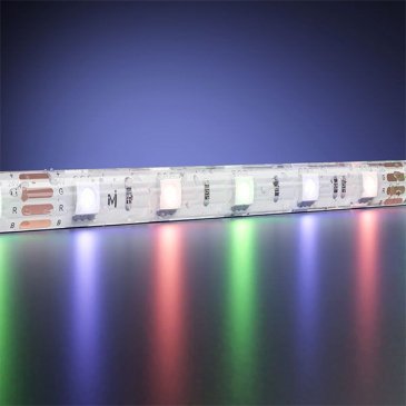 Светодиодная лента RGB 5050 24V 14.4W/m 60Led/метр герм (силикон) 201140 Ultra IP65