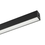 Магнитный трековый светильник  6W Белый дневной MAG-FLAT-25-L200 100deg  24V на магнитный шинопровод черный 046331 DALI