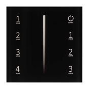 Панель встраиваемая Sens 028112 SMART-P34-DIM-IN Black (230V, 0-10V)