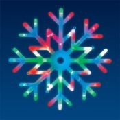 фигура светодиодная  3.6W RGB Снежинка UL-00007250 ULD-H4040-048-DTA RGB IP20 SNOWFLAKE