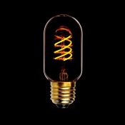лампа ретро светодиодная Vintage форма цилиндр 5W 056-953 T45 SF-8 GOLDEN/E27 диммируемая