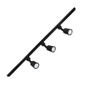 Готовый трековый набор VOLPE  24W Белый дневной UL-00006780 ULB-Q292 8W-4200К-K BLACK SET31 1.0м накладной прямой черный