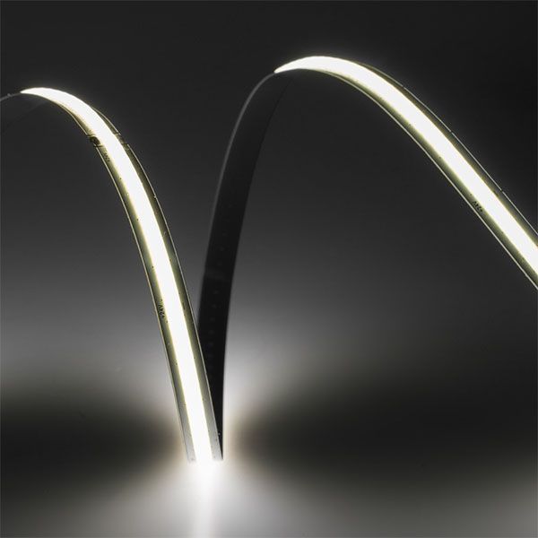 Светодиодная лента Белый дневной COB 24V 14W/m 528Led/метр ELFLED-528COB-8FCut-nw-24 4000-4500K IP20