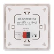 Панель Knob SR-KN9551K2-UP White (KNX, DIM) 023487