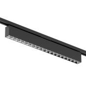 Трековый светильник однофазный  40W Белый дневной SOLID EDDER DK6644-BK IP20 на шинопровод черный