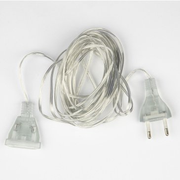 Шнур-удлинитель UL-00010944  UCX-Y25-100W-500 CLEAR 5.0м прозрачный