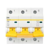 Автоматический выключатель 3-пол. 80А ВА47-100 C 10кА MVA40-3-080-C KARAT IEK