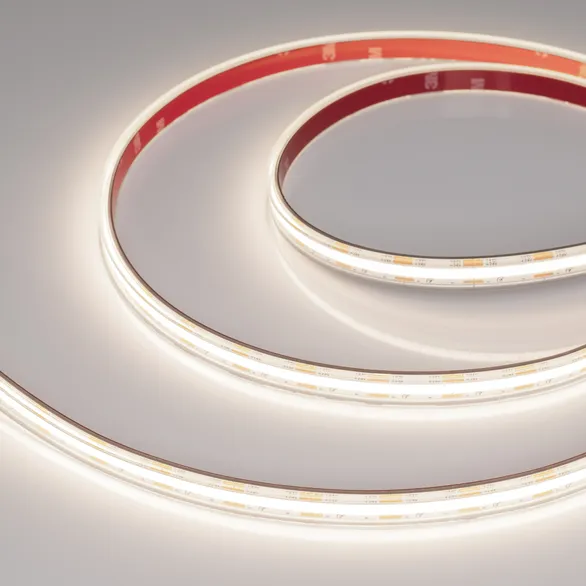Светодиодная лента Белый дневной CSP 24V  9.6W/m 560Led/метр  герм (силиконовая экструзия) 048908 COB-PS-X560-12mm 4000K IP67 10m