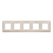 Рамка пластик 5 постов IEK SKANDY SK-M52-K98 SK-F05Sa песочный