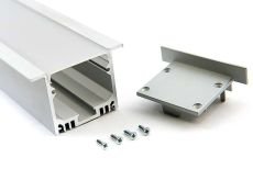 комплект профиля DesignLed с экраном LE.4932 встраиваемый ANOD