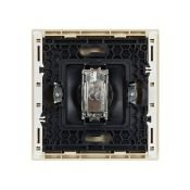 ТВ-розетка встраиваемая оконечная IEK FORTE&PIANO FP42 8 ваниль FP-A10-O-K10