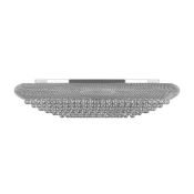 Люстра накладная Osgona без лампы Monile 704214 21х40W E14 овальная хром/прозрачный