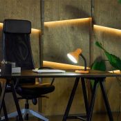 светильник настольный без лампы TLI-225 ORANGE E27 UL-00001802 оранжевый