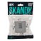 Розетка встраиваемая компьютерная IEK SKANDY SK-K10-2-K23 SK-K02S RJ45 кат.6 серебряный