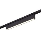 Трековый светильник однофазный  20W Белый теплый SOLID HALS DK6630-BK IP20 на шинопровод черный