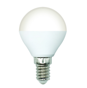 светодиодная лампа шар  G45 Белый теплый  5W UL-00008812  LED-G45-5W/3000K/E14/FR/SLS Volpe Optima