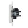 Штепсельная розетка встраиваемая IEK BRITE 10А BR-R13-10-K91 РСш10-2-БрАБ без з/к с з/ш арктический белый