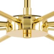 Люстра подвесная Lightstar без лампы 816086 DUMO 8х40W E14 белый/золото