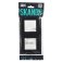 Рамка пластик 2 поста IEK SKANDY SK-M22-K02 SK-F02Bl черный