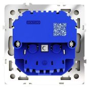 Розетка встраиваемая VOLTUM S70 с заземлением и защитными шторками 16А с USB A+С шелк