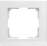 Рамка  пластик 1 пост WERKEL Stark WL04-Frame-01/W0011801 белый