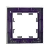 Рамка пластик 1 пост IEK BRITE BR-M12-K37 РУ-1-БрШ шампань
