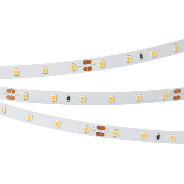 Светодиодная лента Белый теплый 2835 24V  7.2W/m 60Led/метр 024970 RT 2-5000 SUN 2700K  LUX