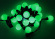 гирлянда фигурная  8W Зеленый, большие шарики, RL-S5-20C-40B-B/G, черный провод 5 м., соединяемая, 220V, 20 Led, IP65, статика