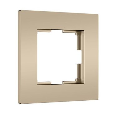 Рамка пластик 1 пост WERKEL Slab W0012911 шампань софт