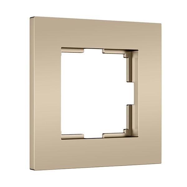 Рамка пластик 1 пост WERKEL Slab W0012911 шампань софт