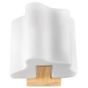 Накладной светильник -бра Lightstar без лампы 802615 NUBI LEGNO 1х40W E14 220V IP20 белый /светлое дерево