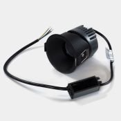 Встраиваемый светильник  12W Белый теплый 00-00038547 RC-D84-12-BL-WW65 220V IP65 круглый черный