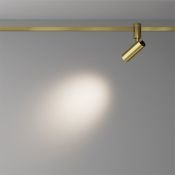 Трековый светильник 12W Белый теплый TR144-1-12W3K-W-BS Фокус / Focus Led Flarity IP20 латунь