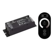 Диммер 027150 ARL-3022-OVAL-DIM Black (12-24V, 1x25A, ПДУ, RF)
