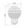 лампа декоративная светодиодная шар-строб D50 Белый 2.5W 411-125 E27