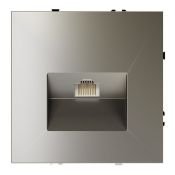 Розетка компьютерная встраиваемая VOLTUM S70 RJ45 кат.6 шелк