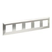 Рамка металлическая 5 постов IEK SKANDY SK-M52-M-K50 SK-F35N никель