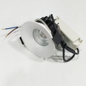 Встраиваемый светильник  12W Белый теплый Luminosity RND IN 220V IP44 диммируемый круглый белый Уценка!