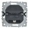 Штепсельная розетка встраиваемая IEK BRITE 16А BR-R14-16-U21-D31-K91 РЮш10-2-БрАБ с з/к и шторками с USB A+A 3,1А арктический белый