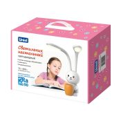светильник настольный  12W UL-00011724 ULM-D160 12W-3000-6000K-DIM WHITE Заяц белый
