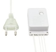 гирлянда    4W Белый теплый 303-063, провод прозрачный ПВХ, 10 м., 220V, 100 Led, IP20