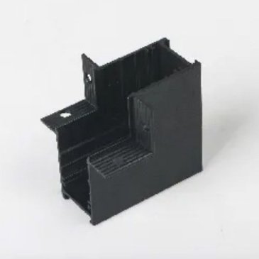 коннектор угловой MAG-CON-MINI-2538-F-L90-INT (BK) встраиваемый черный 049052