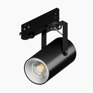 Трековый светильник   20W Белый дневной 0733311 6063 Focus CLIP Lens TR4 (RAL9005/D85 — 4K/20W/60deg) на шинопровод черный