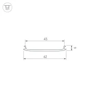 Экран STRETCH-S-50-CEIL-CENTER-10m (GAMMA50) матовый (10м) 040822