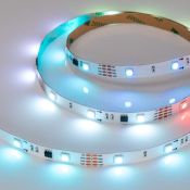 Светодиодная лента 12V  6.5W/m  021227 SPI-5000-AM  RGB (5060, 150 LED x3, 1804)12V