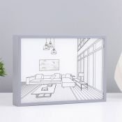 светильник-ночник 3W Белый &quot;Солнечная комната&quot; LED от USB 3,5х15,5х21,5 см