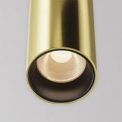 Трековый подвесной светильник 12W Белый теплый TR157-1-12W3K-BS Фокус / Focus Led Flarity IP20 латунь