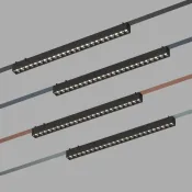 Трековый светильник  24W Белый дневной BELTY GRILL DK5572-BK IP20 на шинопровод черный