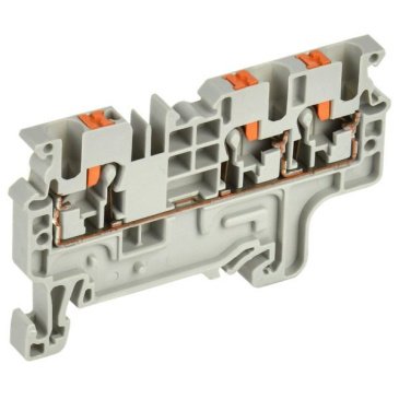 Клемма CP-MC 3 вывода 2,5мм2 серая YCT22-00-3-K03-002 IEK